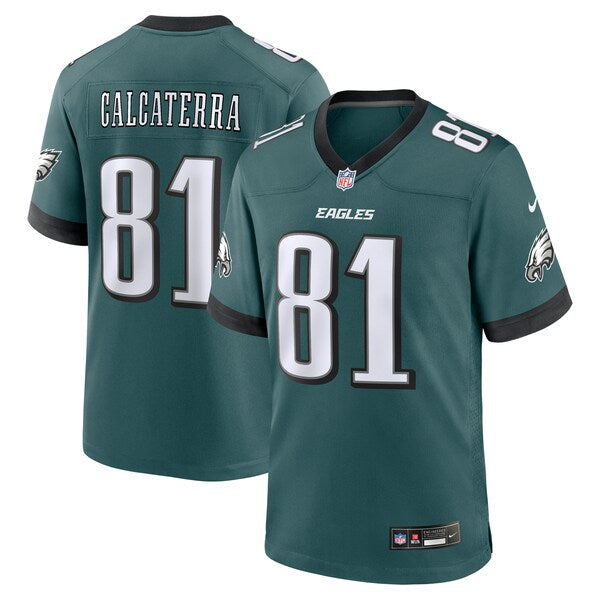 Grant Calcaterra Philadelphia Eagles Nike Team Game Jersey - Midnight Green - Image 2