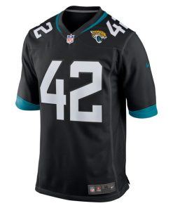 Alternative view of Andrew Wingard Jacksonville Jaguars Nike Game Jersey - Black