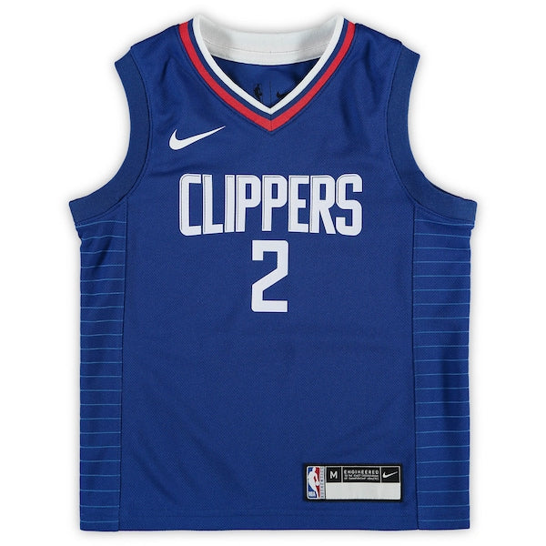 Kawhi Leonard LA Clippers Nike Preschool 2019/20 Player Jersey - Icon Edition - Royal - Image 2