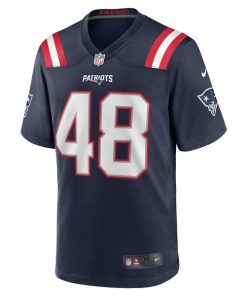Alternative view of Jahlani Tavai New England Patriots Nike Game Player Jersey - Navy
