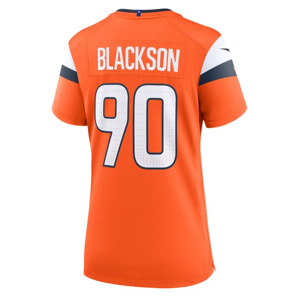 Angelo Blackson Denver Broncos Nike Women's Game Jersey - Orange - Image 3
