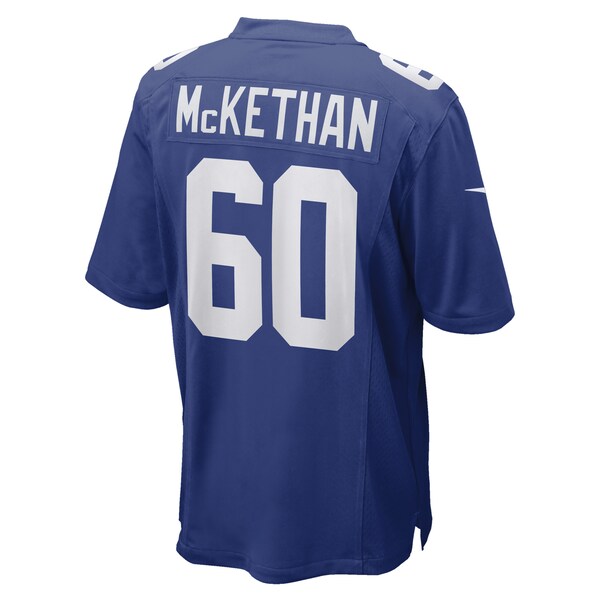 Marcus McKethan New York Giants Nike Game Player Jersey - Royal - Image 3