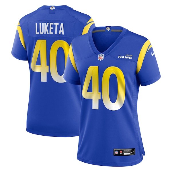 Jesse Luketa Los Angeles Rams Nike Women's Team Game Jersey - Royal