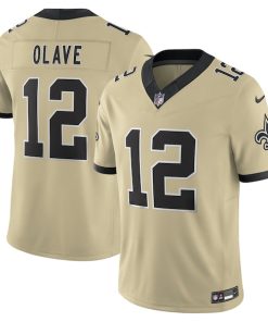 Chris Olave New Orleans Saints Nike Gameday Golds Alternate Vapor F.U.S.E. Limited Jersey - Gold/Black