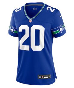 Alternative view of Julian Love Seattle Seahawks Nike Women's Throwback Player Game Jersey - Royal