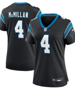 Alternative view of Tetairoa McMillan Carolina Panthers Nike Women's Team Game Jersey -  Black