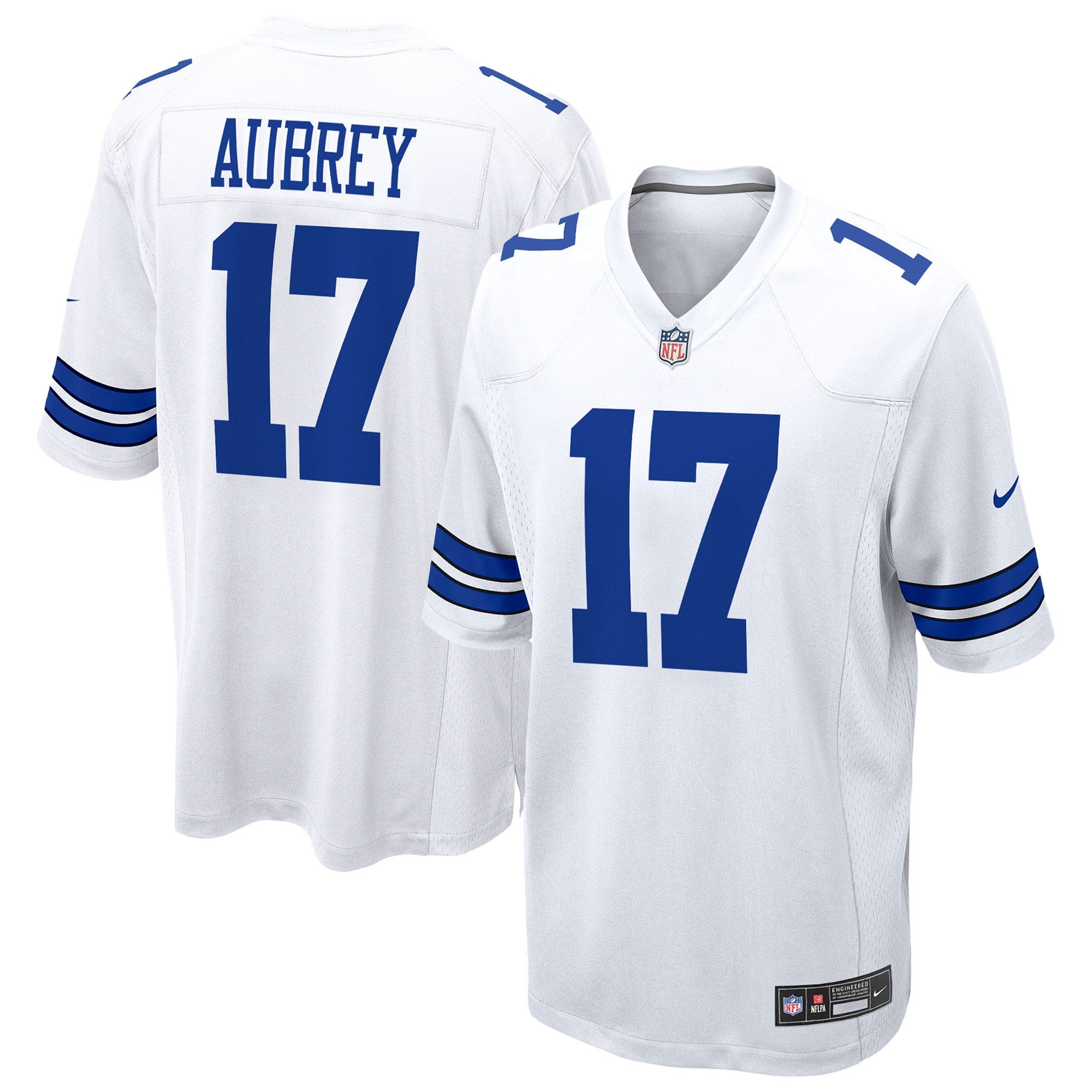 Brandon Aubrey Dallas Cowboys Nike Team Game Jersey - Navy/White - Image 5