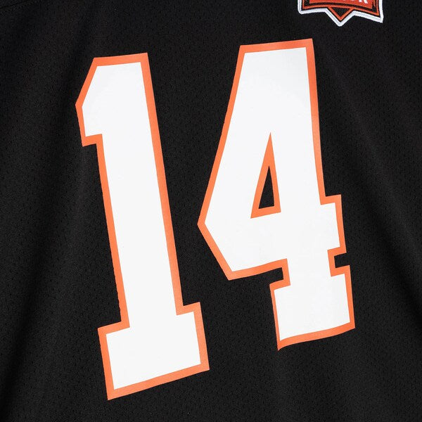 Ken Anderson Cincinnati Bengals 1981 Authentic Throwback Retired Player Jersey - Black - Image 4