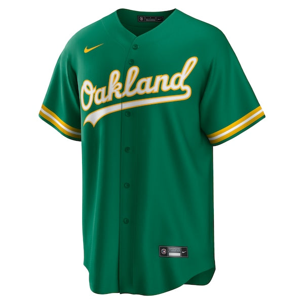 Brent Rooker Oakland Athletics Nike Alternate Replica Jersey - Kelly Green/White - Image 3