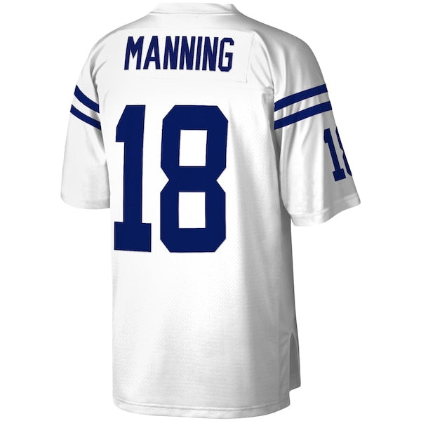 Peyton Manning Indianapolis Colts Legacy Replica Jersey - White/Royal - Image 4