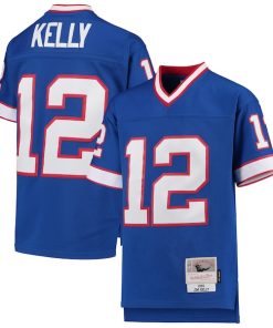 Jim Kelly Buffalo Bills Youth 1990 Legacy Retired Player Jersey - Royal