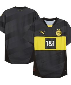 Borussia Dortmund Puma 2024/25 Away Authentic Jersey - Black