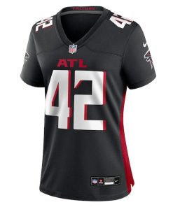 Alternative view of Josh Woods Atlanta Falcons Nike Women's Team Game Jersey -  Black