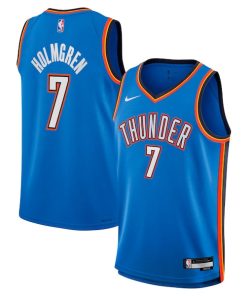 Chet Holmgren Oklahoma City Thunder Nike Youth Swingman Jersey - Icon Edition - Blue