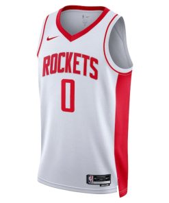 Alternative view of Jalen Green Houston Rockets Nike Swingman Jersey - Association Edition - White