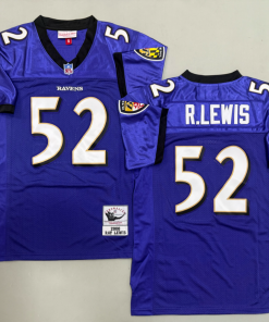 Ray Lewis  Baltimore Ravens Authentic Throwback Retired Player Jersey