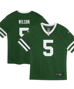 Garrett Wilson New York Jets Nike Preschool Game Jersey - Legacy Green