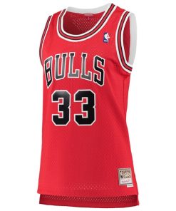 Alternative view of Scottie Pippen Chicago Bulls Women's 1997/98 Hardwood Classics Swingman Jersey - Red