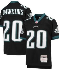 Brian Dawkins Philadelphia Eagles Youth 2004 Legacy Retired Player Jersey - Black/Green