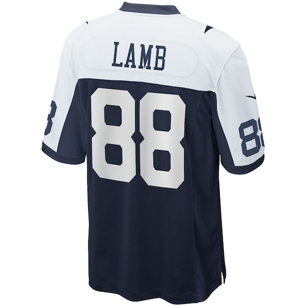 CeeDee Lamb Dallas Cowboys Nike Alternate Game Team Jersey - Navy/White - Image 5