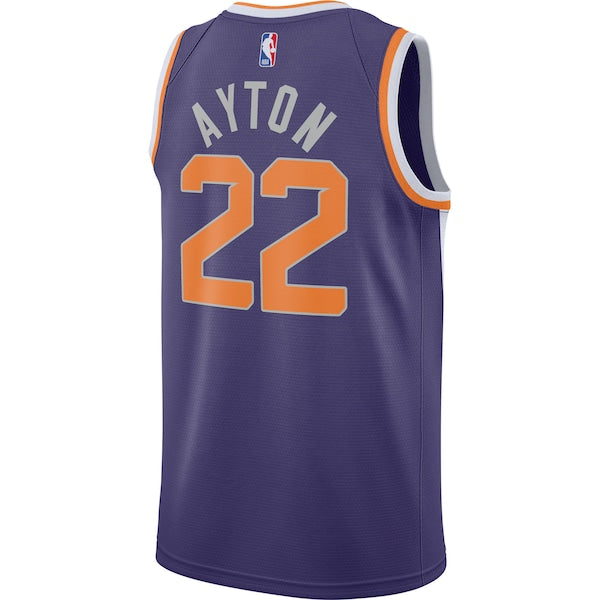 Deandre Ayton Phoenix Suns Nike 2020/21 Swingman Player Jersey - Icon Edition - Purple - Image 3