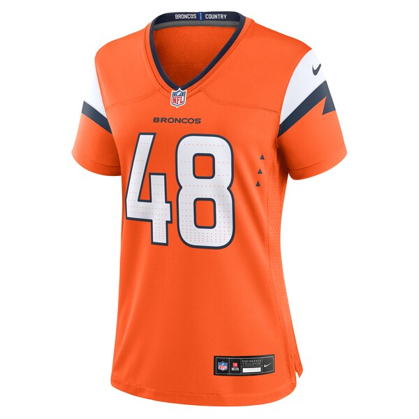Mitchell Fraboni Denver Broncos Nike Women's Team Game Jersey - Orange - Image 3