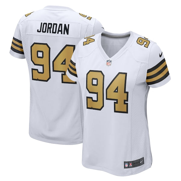 Cameron Jordan New Orleans Saints Nike Women's Alternate Game Jersey - White/Black