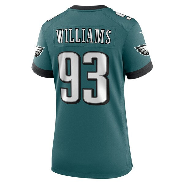 Milton Williams Philadelphia Eagles Nike Women's Team Game Jersey - Midnight Green - Image 3