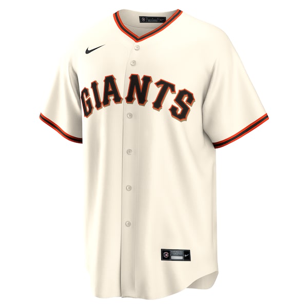 San Francisco Giants Nike Home Replica Team Jersey - Cream - Image 2