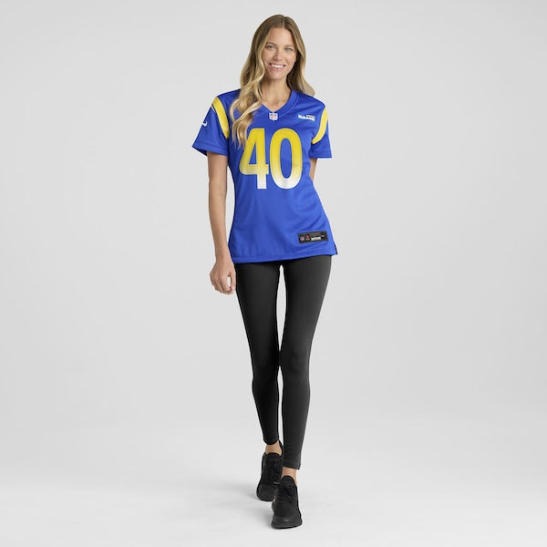 Tony Fields Los Angeles Rams Nike Women's Team Game Jersey - Royal - Image 3