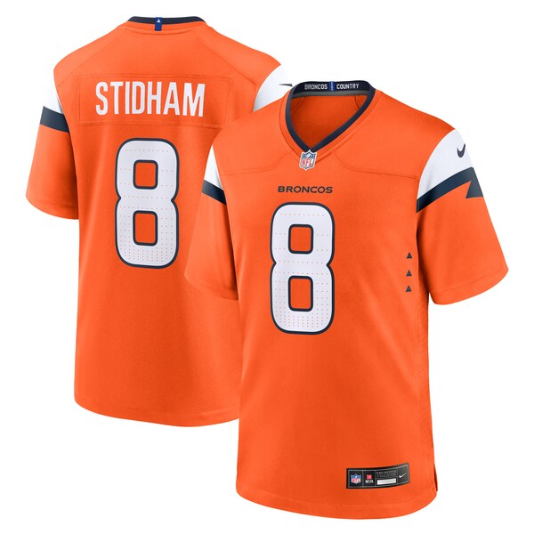 Jarrett Stidham Denver Broncos Nike Team Game Jersey - Orange - Image 2