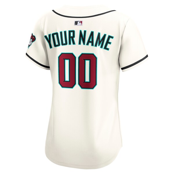 Arizona Diamondbacks Nike Women's Home Limited Custom Jersey - Cream - Image 3
