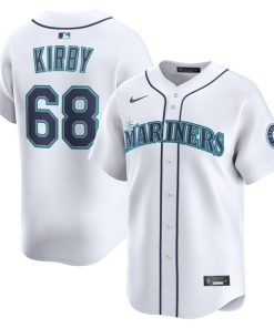 George Kirby Seattle Mariners Nike Alternate Limited Player Jersey - White