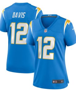 Derius Davis Los Angeles Chargers Nike Women's Team Game Jersey - Powder Blue