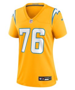 Alternative view of Joe Alt Los Angeles Chargers Nike Women's Alternate Charger Power Game Jersey - Gold