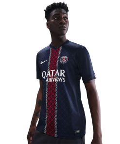 Alternative view of Paris Saint-Germain Nike 2025/26 Home Replica Jersey - Navy