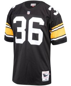 Alternative view of Jerome Bettis Pittsburgh Steelers 1996 Authentic Throwback Retired Player Jersey - Black