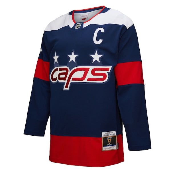 Alexander Ovechkin Washington Capitals Power Play Jersey - Navy/White/Black - Image 3
