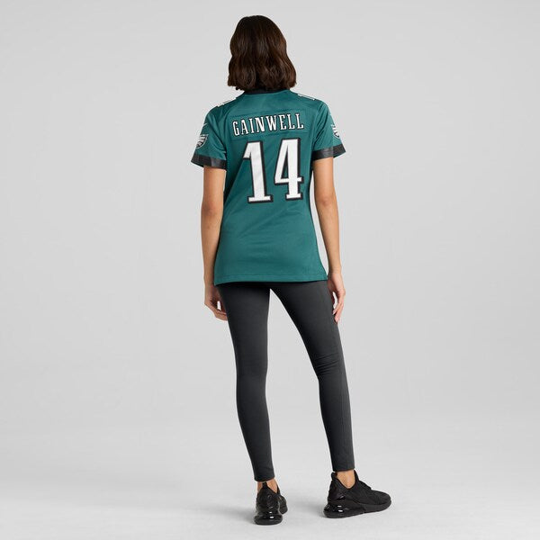 Kenneth Gainwell Philadelphia Eagles Nike Women's Team Game Jersey - Midnight Green - Image 5