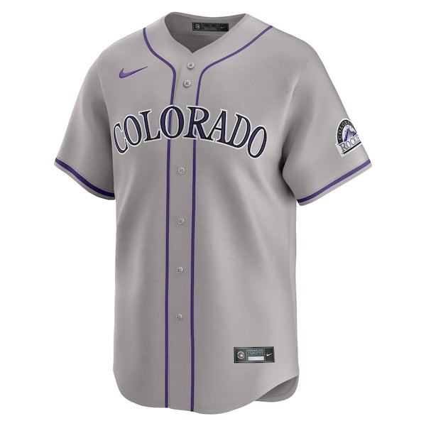 Colorado Rockies Nike Road Limited Jersey?ยจC Gray - Image 3