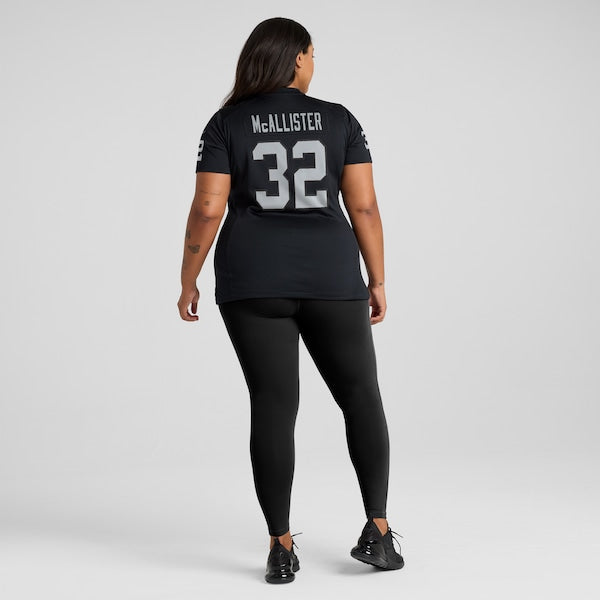 Tyreik McAllister Las Vegas Raiders Nike Women's Game Jersey - Black - Image 7