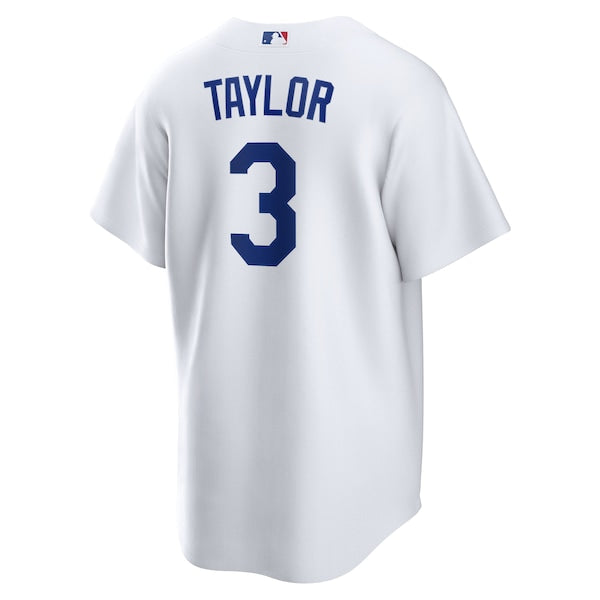 Chris Taylor Los Angeles Dodgers Nike Replica Player Jersey - White - Image 3