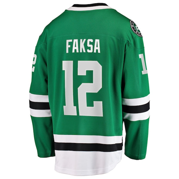 Radek Faksa Dallas Stars Home Breakaway Jersey - Kelly Green - Image 3
