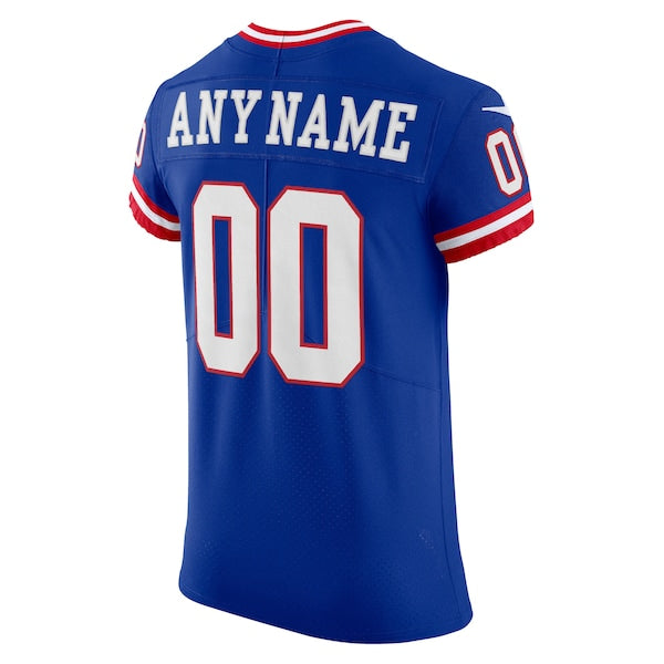 New York Giants Nike Classic Vapor Elite Custom Jersey - Royal - Image 3