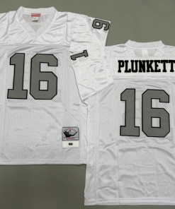 Jim Plunkett Las Vegas Raiders Authentic Throwback Retired Player Jersey
