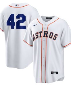 Houston Astros Nike Home  2025 Jackie Robinson Day Replica Jersey - White