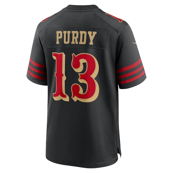 Brock Purdy San Francisco 49ers Nike 2025 Rivalries Collection Game Jersey - Black - Image 3