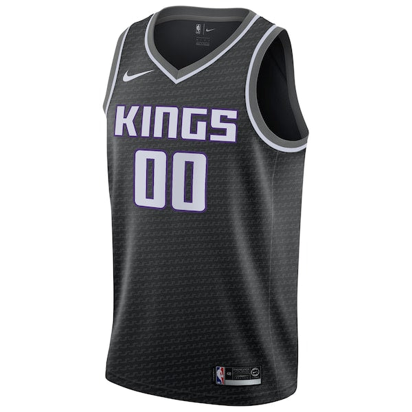 Sacramento Kings Nike Swingman Custom Jersey Black - Statement Edition - Image 2