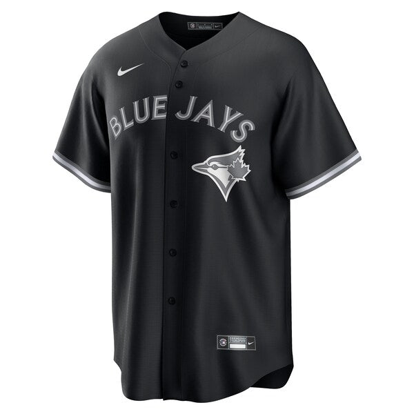 Vladimir Guerrero Jr. Toronto Blue Jays Nike Lights Out Replica Player Jersey - Black - Image 2