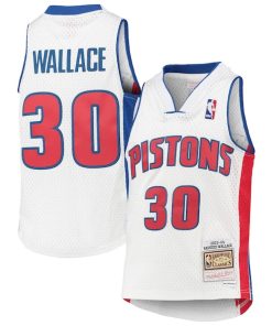 Rasheed Wallace Detroit Pistons Youth 2003/04 Hardwood Classics Swingman Jersey - White
